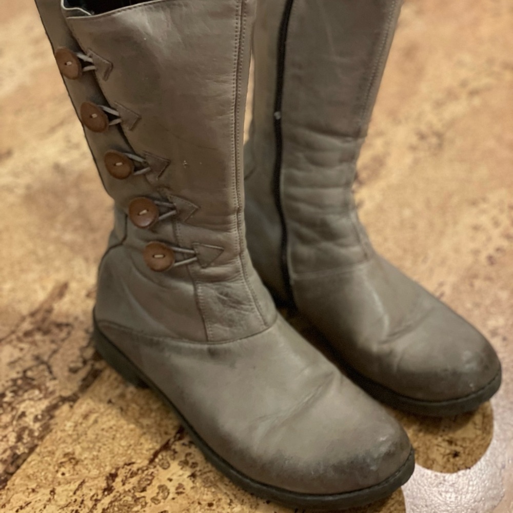 Tall leather Jafa boots size 38
